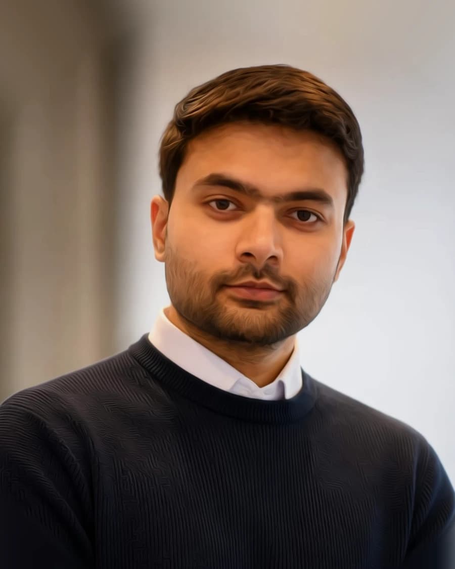 Portrait of Hussain Raza